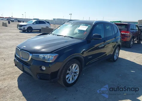 2016 BMW X3 xDrive28I z USA, uszkodzony, nr VIN 5UXWX9C59G0D83255